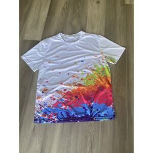 T Shirts 3D Novelty Graphic Fashion Casual Short Sleeve Paint Splash